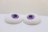 50mm Flat Puppet Eyes with Cabachon Iris - PURQUOISE - FurriFingers